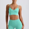 Pantalones Cortos Define Luxe en color menta