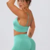 Pantalones Cortos Define Luxe en color menta