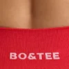 Pantalones Cortos Define Luxe en rojo amapola