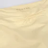 Pantalones Cortos fruncidos en jaspe limón