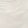 Pantalones Cortos fruncidos en marfil jaspeado