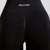 Pantalones Cortos mini de cintura alta Define Luxe en negro