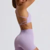 Pantalones Cortos mini sin costuras Super Sculpt en lila suave