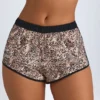 Pantalones Cortos Praia con estampado de leopardo