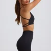 Pantalones Cortos sin costuras Super Sculpt en negro