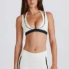 Pantalones Cortos Soft Active Contrast en color marfil