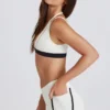 Pantalones Cortos Soft Active Contrast en color marfil