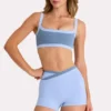 Pantalones Cortos Soft Active en azul cielo