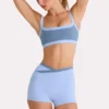 Pantalones Cortos Soft Active en azul cielo