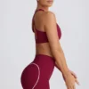 Pantalones Cortos Soft Active en color burdeos