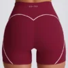 Pantalones Cortos Soft Active en color burdeos