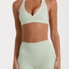 Pantalones Cortos Soft Active en color salvia jaspeado