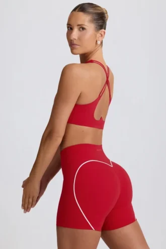 Pantalones Cortos Soft Active en rojo intenso