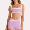 Pantalones Cortos Soft Active en rosa dulce