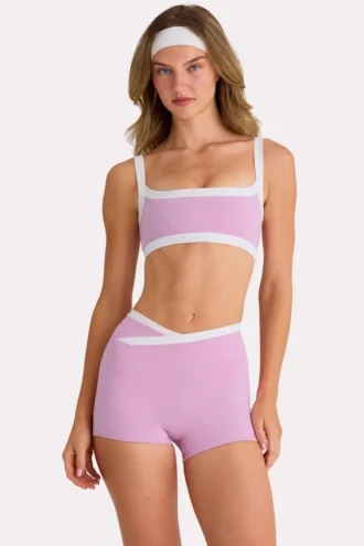 Pantalones Cortos Soft Active en rosa dulce