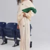 Pantalones de chándal de pierna ancha repelentes al agua en color mármol