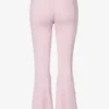 Pantalones de esquí impermeables con cinturón en rosa nieve
