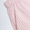 Pantalones Cortos Lariana de popelín de algodón de talle medio con rayas rosas