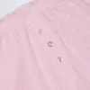 Pantalones rectos de talle medio Libby Pointelle en rosa bebé