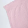 Pantalones rectos de talle medio Libby Pointelle en rosa bebé