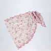 Pareo Molinas con lazo lateral en estampado floral rojo