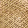 Partes de arriba Cosette asimétricas con detalle de pañuelo y adornos en dorado