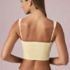 Partes de arriba Magda con detalle de lazo en rayas amarillo limón