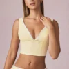 Partes de arriba Magda con detalle de lazo en rayas amarillo limón