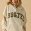Sudadera con capucha oversize en color hueso