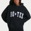 Sudadera con capucha oversize en negro