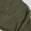 Sudadera corta de jersey de algodón con lavado ácido en verde claro