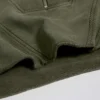 Sudadera corta de jersey de algodón con lavado ácido en verde claro