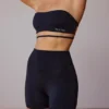 Pantalones Cortos de cintura alta en negro
