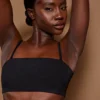 Sujetador bandeau de malla suave Intimates en negro
