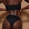 Sujetador bandeau de malla suave Intimates en negro