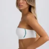 Sujetador deportivo bandeau Soft Active en blanco