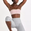 Sujetador deportivo bandeau Soft Active en color Blush Marl