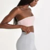 Sujetador deportivo bandeau Soft Active en color Blush Marl