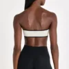 Sujetador deportivo bandeau Soft Active en color marfil