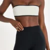 Sujetador deportivo bandeau Soft Active en color marfil