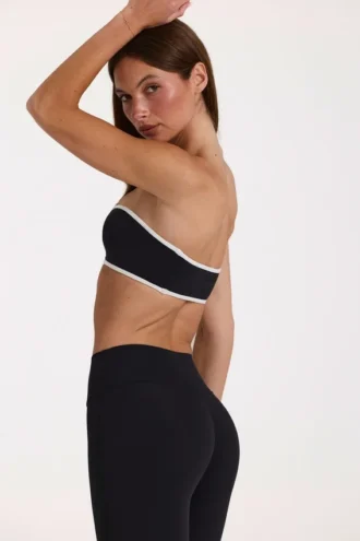 Sujetador deportivo bandeau Soft Active en negro