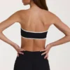 Sujetador deportivo bandeau Soft Active en negro