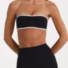 Sujetador deportivo bandeau Soft Active en negro
