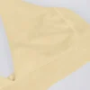 Sujetador deportivo de jersey cepillado con cuello en V en color limón jaspeado