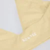 Sujetador deportivo de jersey cepillado con cuello en V en color limón jaspeado