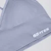 Sujetador deportivo Define Luxe con cuello en V en azul grisáceo