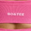 Sujetador deportivo Define Luxe con cuello en V en rosa intenso