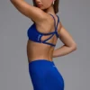 Sujetador deportivo Define Luxe Multiway con espalda abierta en azul real