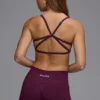 Sujetador deportivo Define Luxe Multiway con espalda abierta en color Grape