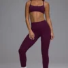 Sujetador deportivo Define Luxe Multiway con espalda abierta en color Grape